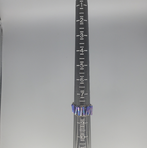 Purple Beaded Handmade Ring - Picture 5 of 9